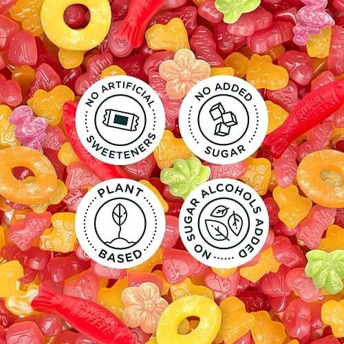 SmartSweets Variety Pack Candy, 1.8oz (Pack of 8), Candy With Low Sugar & Calorie, Healthy Snacks For Kids & Adults - Sweet Fish, Peach Rings, Tropical Sours, Barbie Pink Lemonade Dream thumbnail 5