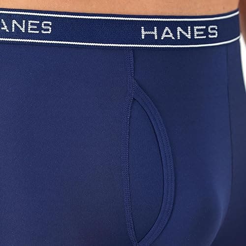 Hanes Men's Value Performance Stretch Boxer Brief Underwear, Moisture-Wicking, 6-Pack thumbnail 6