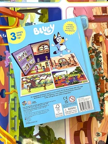 Bluey My Busy Books - Storybook, 10 figurines, playmat thumbnail 2
