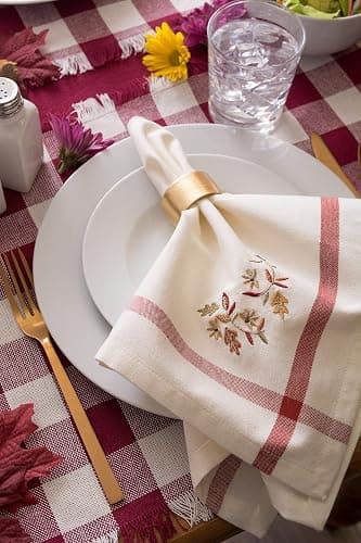 DII Basic Napkin Ring Collection Decorative, Gold, One Size, 6 Count thumbnail 5