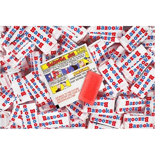 Bazooka Bubble Gum Bulk, Halloween Candy Bulk, 225 Count Tub of Chewing Gum Individually Wrapped, Old Fashioned 90's Candy for Baseball, Party Favors, Goodie Bags, Trick or Treating thumbnail 5
