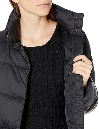 Amazon Essentials womens Lightweight Full-Zip Water-Resistant Long Cocoon Puffer Winter Coat thumbnail 3