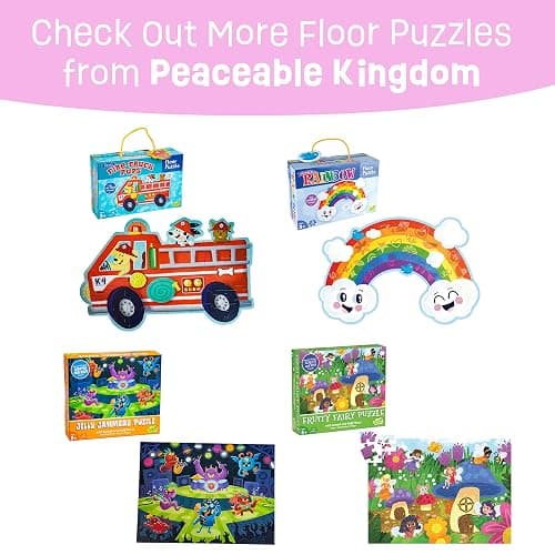Peaceable Kingdom Shimmery Magical Mermaid Floor Puzzle thumbnail 8