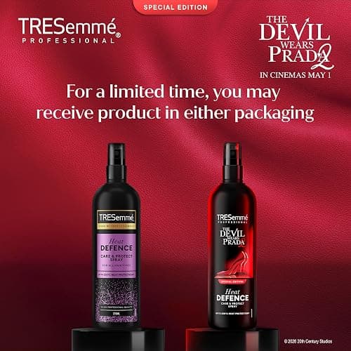 TRESemme Devil Wears Prada 2 Special-Edition Heat Protect Heat Defence Spray Hair Spray up to 230°C* for all hair types 270 ml thumbnail 6