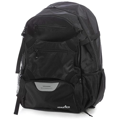 Athletico Advantage Baseball Bag - Baseball Backpack With External Helmet Holder for Baseball, T-Ball & Softball Equipment & Gear for Youth and Adults | Holds Bat, Helmet, Glove, Shoes thumbnail 9
