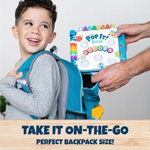 Chuckle & Roar Pop It! Book: Colors – Interactive Sensory Learning Book with Bilingual English & Spanish Play, Grow-with-Me Modes, Quiet Mode, Color Learning Toy for Toddlers Ages 1–4+ thumbnail 5