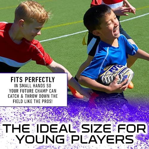 Franklin Sports NFL Team Mini Footballs - Youth 8.5" Official NFL Licensed Football + Air Pump Set thumbnail 5