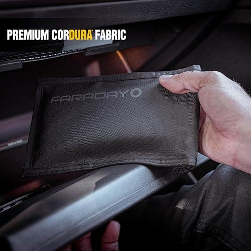 Faraday Defense Faraday Bag Jacket Pro for Phones | Magnetic Closure, Shielding - Law Enforcement & Military, Travel & Data Security, Privacy, Anti-Tracking Anti-Hacking Black (Phone Vertical) thumbnail 5