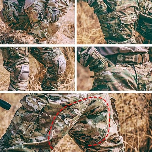YEVHEV G3 Combat Suit Military Apparel Set Tactical Camouflage Clothing Hunting Uniform Paintball Gear with Knee Pads for Men thumbnail 3