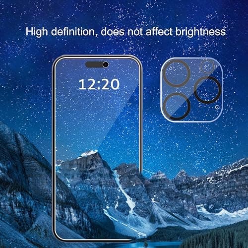 Ailun 3 Pack Privacy Screen Protector for iPhone 16 Pro Max [6.9 inch]+ 3 Pack Camera Lens Protector,Dynamic Island Compatible,Anti Spy Tempered Glass[9H Hardness][Not for iPhone 16e/16/16Pro/16Plus] thumbnail 3