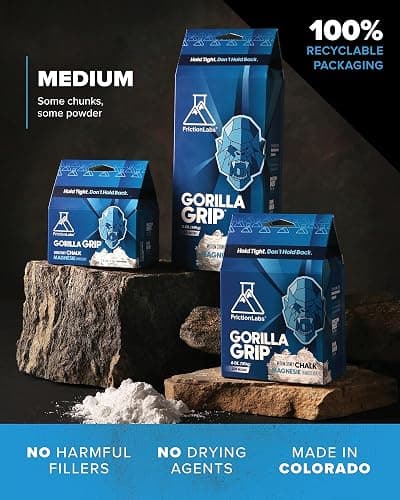 Friction Labs Premium Loose Climbing Chalk - High-Performance Hand Chalk with Superior Grip for Bouldering, Climbing, Weightlifting & More - Long Lasting & Skin Friendly Powdered Chalk thumbnail 2