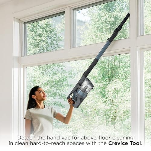 Shark Pet Cordless Stick Vacuum with XL Dust Cup, LED Headlights, Removable Handheld Vac, Crevice Tool, Portable Vacuum for Household Pet Hair, Carpet & Hard Floors, 40min Runtime, Ice Blue, IX141AMZ thumbnail 6