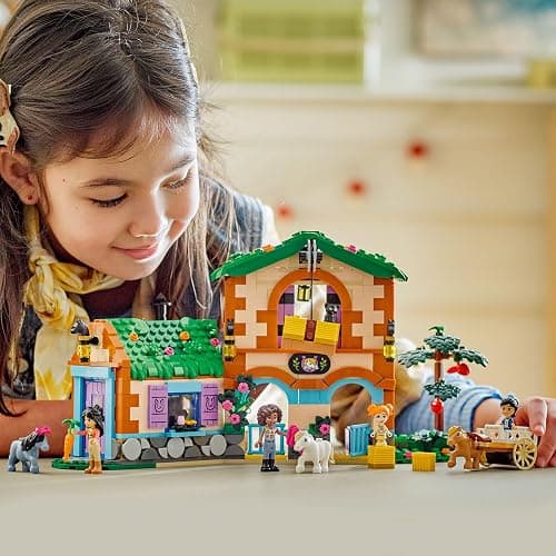 LEGO Friends Pony Ranch & Stable Toy - incl. 3 Horse Animal Figures, 4 Mini Dolls and a Cat, plus fun Accessories - Creative Gift for 7+ Year Old Girls - 42654 thumbnail 2