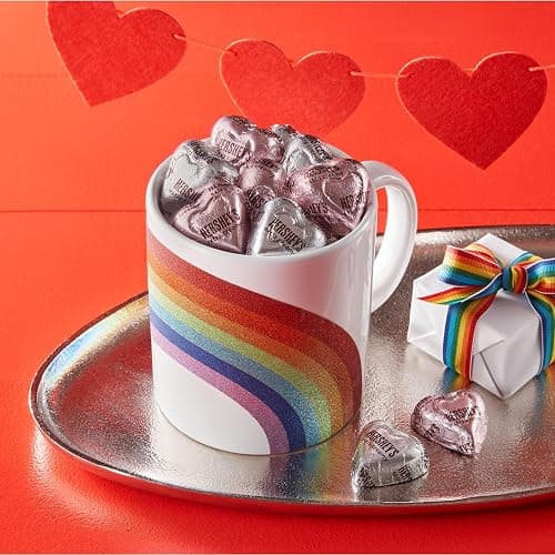 HERSHEY'S Milk Chocolate Hearts, Valentine's Day Candy Bag, 9.2 oz thumbnail 6