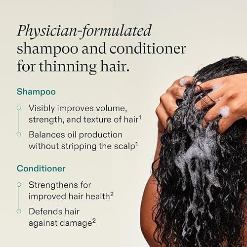 Nutrafol Shampoo, Cleanse and Hydrate Hair and Scalp, Improves Hair Volume, Strength and Texture, Physician-formulated for Thinning Hair, Color Safe, Sulfate Free thumbnail 3