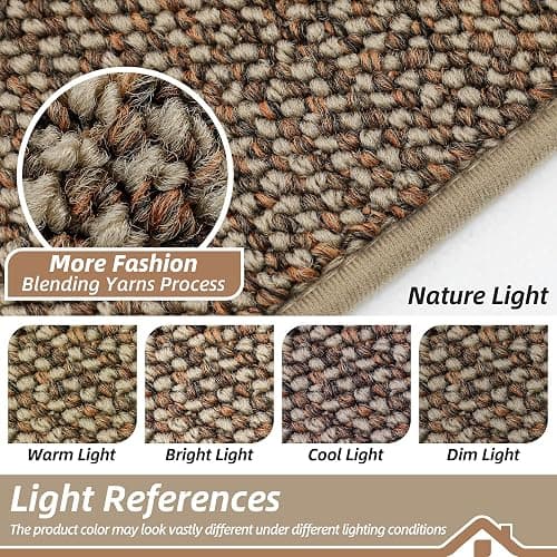 BEQHAUSE Dirt Trapper Door Mat 32" x 48", Non-Slip Washable Doormats Entrance Mat, Dirt Resistant and Absorbent Welcome Mat, Low Profile Floor Mats for Front Back Door and Entryway, Taupe thumbnail 5
