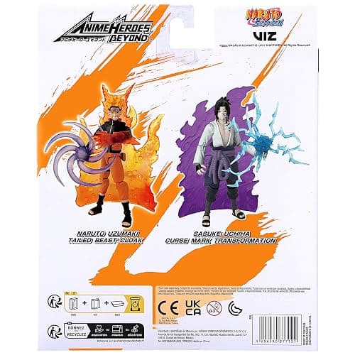 ANIME HEROES Beyond - Naruto - Sasuke Uchiha Curse Mark Transformation Action Figure thumbnail 10