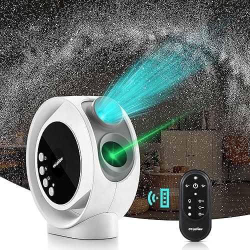LaView Home Planetarium Star Projector, Ultra Clear Galaxy Projector with 130 ft² Projection Area, Auto-Off Timer, Remote Control, Night Light for Room Decor, 6K Discs, for Kids/Adult Gifts