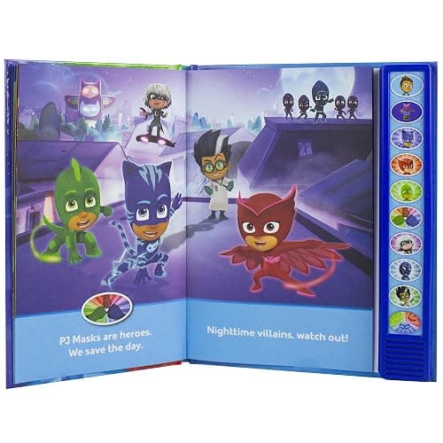 PJ Masks - I'm Ready to Read with Catboy Interactive Read-Along Sound Book - Great for Early Readers - PI Kids thumbnail 3