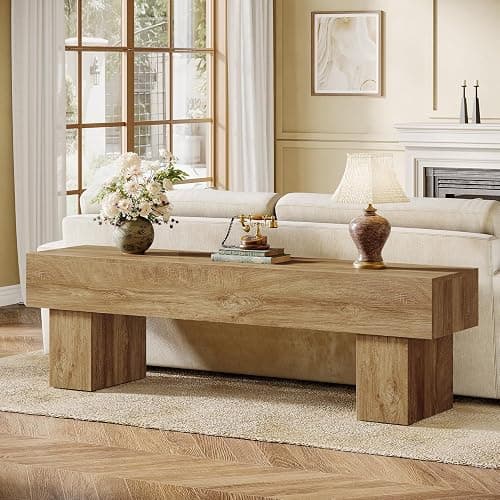 Tribesigns 63" TV Stand, Farmhouse Entertainment Center, Low TV Console Table for Living Room, Long Media Console Television Stands for 55/60/65 Inch TV thumbnail 5