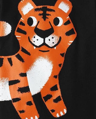 The Children's Place Baby-Boys and Toddler Dinos,Animals,Cars Short Sleeve Graphic T-Shirts,4 Pack thumbnail 2