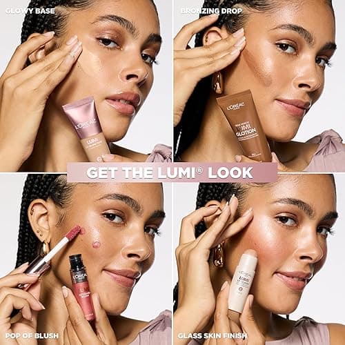 L'Oreal Paris Makeup True Match Lumi Glotion, Natural Glow Enhancer, Illuminator Highlighter, Bronzing Drops For a Sun-Kissed Glow, 903 Medium thumbnail 10