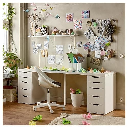 ProTuning ALEX/LAGKAPTEN Desk, white, 200x60 cm thumbnail 2