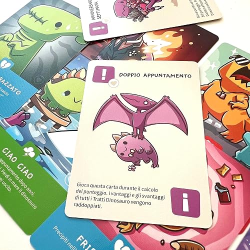 Asmodee - Happy Little Dinosaurs: Appuntamenti Disastrosi, Espansione Gioco da Tavolo, 2-4 Giocatori, 8+ Anni, Edizione in Italiano thumbnail 5