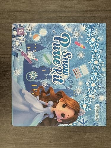 Play Purse for Little Girl, Princess Frozen Toy Purse with Accessories, Pretend Makeup Set, Handbag, Wallet, Water Bottle, Birthday Toy for Girl 3 4 5 6 7 8 Year Old thumbnail 11