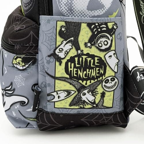 Wondapop - Oogie Boogie 13"" Deluxe Nylon Daypack, Black thumbnail 6