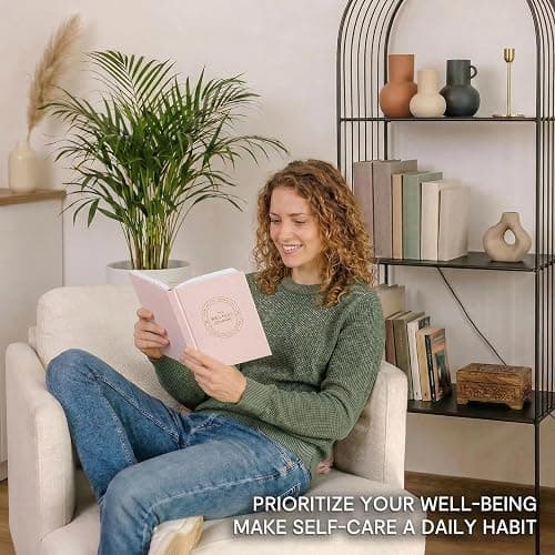 And Per Se Wellness Journal, Undated Daily Wellness Planner to Practice Positive Thinking, Mindfulness & Reflection, 91 Days Self-Care Journal For Women & Men (Pale Pink) [hardcover] thumbnail 6