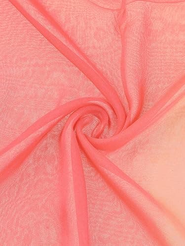 uxcell Long Chiffon Lightweight Sheer Wedding Scarf Silky Gradient Color Party Shawl Spring Summer Beach Wrap for Women thumbnail 3