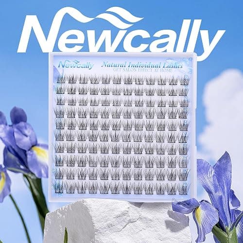 Natural Lash Clusters Eyelash Extensions C-curly Short Individual Lashes 10-14mm Wispy DIY Lash Extension Eyelash Clusters by Newcally thumbnail 6