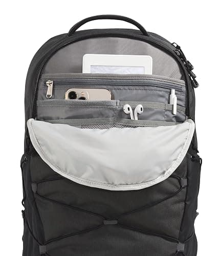 The North Face Borealis Commuter Laptop Backpack | Water Repellent Finish, 16" Laptop Sleeve, Large Main Compartment for Everyday Carry, Asphalt Grey Light Heather/TNF Black-NPF, One Size thumbnail 4