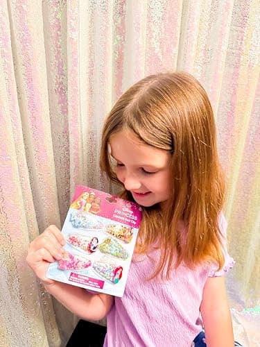 LUV HER Licensed Hair Accessories For Girls, 6pc Cute Hair Clips with Favorite Disney Princess Character Charms, Magical Confetti Hair Clips, Ages 3+ thumbnail 8