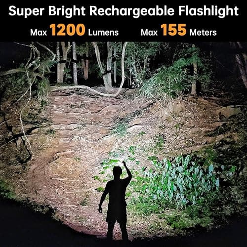 Wurkkos FC11C Led Flashlight Rechargeable High Lumen 1200, Small Powerful Flashlight USB C, Super Bright EDC Flashlight IP68 Waterproof, 155Meters Long Range, 90 High CRI (Orange 5000K) thumbnail 2