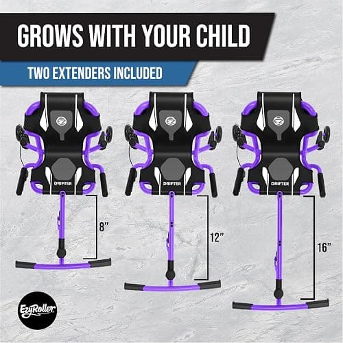 EzyRoller New Drifter-X Ride on Toy for Ages 4 and Older, Up to 150lbs.- Purple thumbnail 3