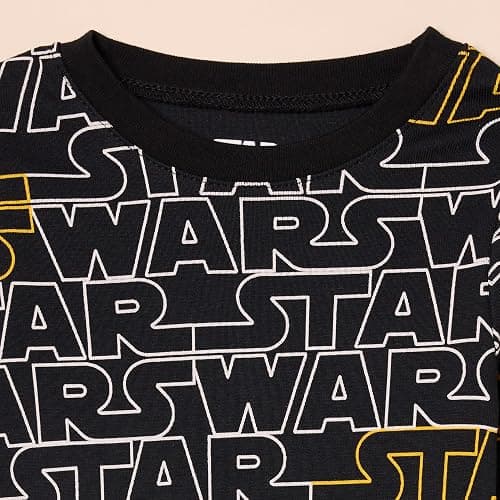 Amazon Essentials Disney | Marvel | Star Wars Boys and Toddlers' Snug-Fit Cotton Pajama Sleepwear Sets thumbnail 4