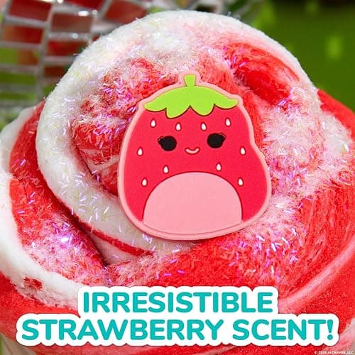 Original Squishmallows Scarlet Premium Cloud Slime - Limited Release, Strawberry Scent, 8 oz. Jar thumbnail 5