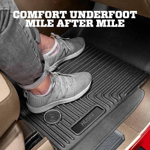 Husky Liners Weatherbeater Floor Mats | Fits 2011-2012 Ford F-250/F-350 Crew CAB ONLY (Footwell Coverage) | Front & 2nd Row, 3-pc Black - 98711 thumbnail 8
