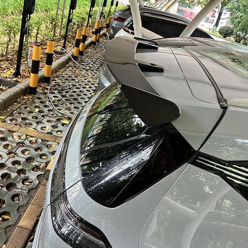 STSEV01 Universal Tailgate Spoiler for Mini Cooper 2007-2013 Accessories | (for Hatchback, R56), Nice Clean Look Mods, Aggressive Look, GT Style, Sport Upgrade, Gloss Black Rear Roof Lip Wing thumbnail 7