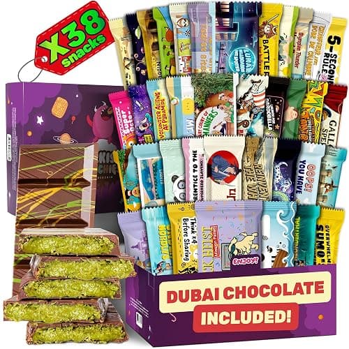 International Snack Box, Unique Experience with Universal Exotic Candies and Treats from around the World, Gift-Ready Foreign Foods in Packages Inspired by European, Japanese and Korean Cultures - Image 1