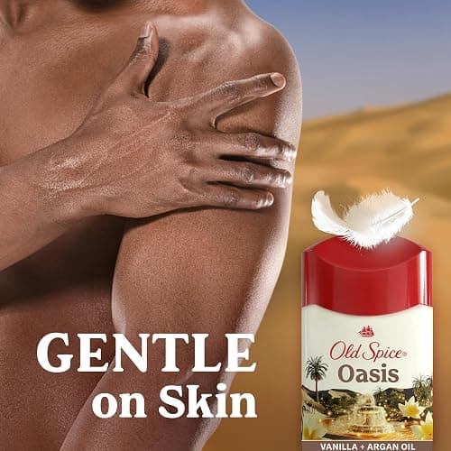 Old Spice Dry Feel Antiperspirant Deodorant for Men, 24/7 Freshness, 24/7 Sweat & Odor Protection, Gentle on Skin with Skin Conditioners, Oasis with Vanilla + Argan Oil Scent, 2.6 oz (Pack of 2) thumbnail 5