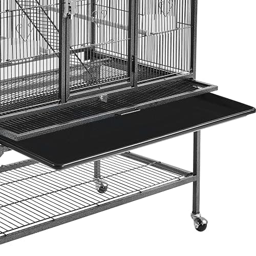 Yaheetech Large African Grey Parrot Bird Cage for Budgies/Conures/Parakeets with Detachable Stand thumbnail 5