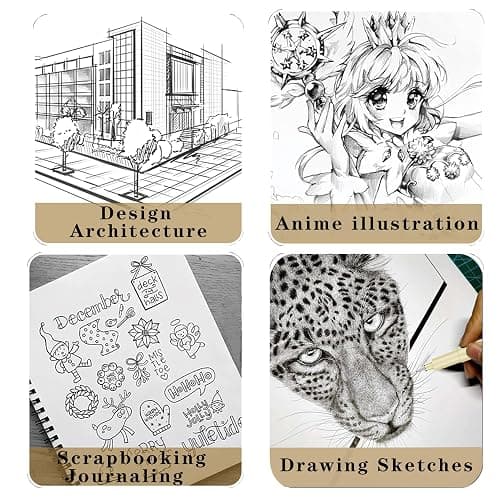 Qionew Precision Black Micro-Pen Fineliner Ink Pens,12 Pack Waterproof Archival Ink,Micro Pens for Drawing,Artist Illustration, Multiliner, Anime,DIY Gifts Projects - Assorted Point Sizes thumbnail 5