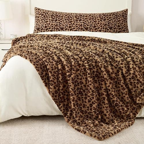 GALMAXS7 Cheetah Print Throw Blanket, Double-Sided Plush Faux Fur, 50"x60" | 500GSM Faux Fur,Double-Sided Leopard Design,Ultra Soft Plush Feel,All Season Cozy Blanket,No Shedding,Machine Washable thumbnail 6