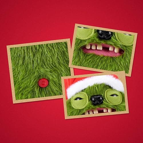 Fuggler Festive Fuggs 9 Inch Series 2 Plush (Sasquinch) de ZURU | Divertido monstruo feo con dientes caracteristicos, peluche coleccionable suave y abrazable, para fans y coleccionistas thumbnail 7