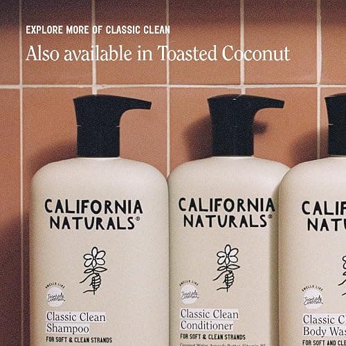 California Naturals Vanilla Bloom Shampoo & Conditioner Set, Natural, Vegan, Cruelty, Silicone, Paraben, and Sulfate Free Shampoo, All Hair Types, 20 Fl Oz (Pack of 2) thumbnail 7
