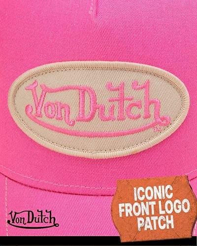 Von Dutch Unisex Trucker Hat - Curved Bill Mesh Back Retro Classic Adjustable Snapback Baseball Cap for Men and Women thumbnail 6