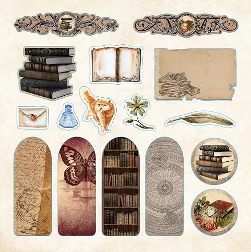 Bibliophilia Ephemera Sticker Book (over 780 stickers) thumbnail 3